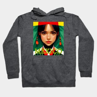 Mexican Anime Beautiful Girl Hoodie